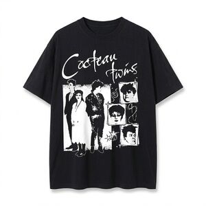 Black Graphic Tee - Band Shirt